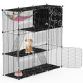 3-Tier Cat & Small Pet Play Enclosure