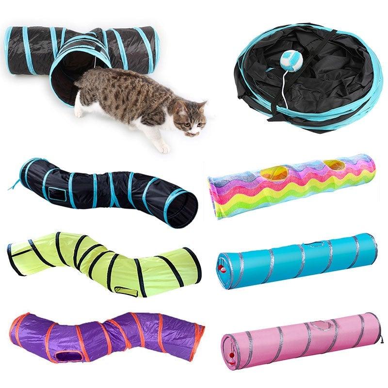 Foldable Interactive Cat Tunnel & Play Tube