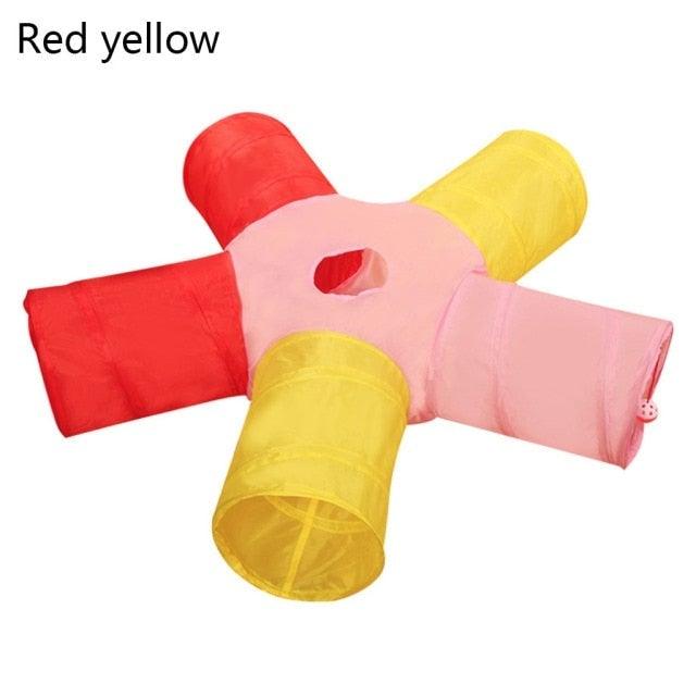 Foldable Interactive Cat Tunnel & Play Tube