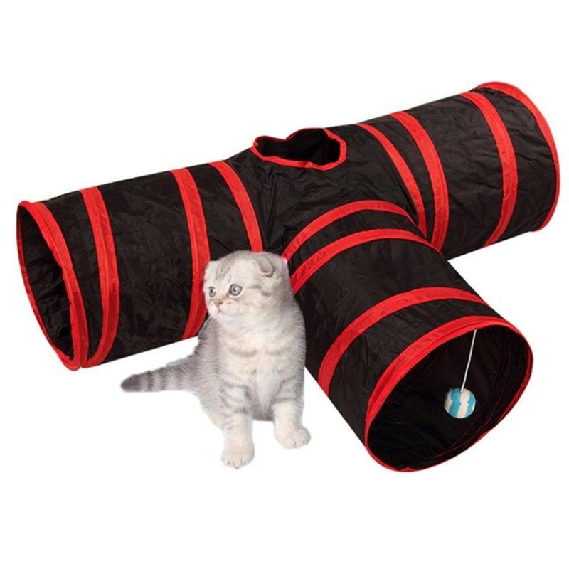 Foldable Interactive Cat Tunnel & Play Tube