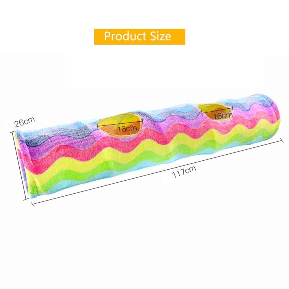 Foldable Interactive Cat Tunnel & Play Tube