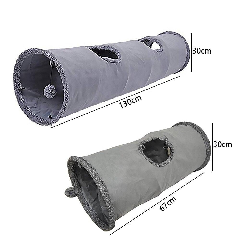 Foldable Interactive Cat Tunnel & Play Tube