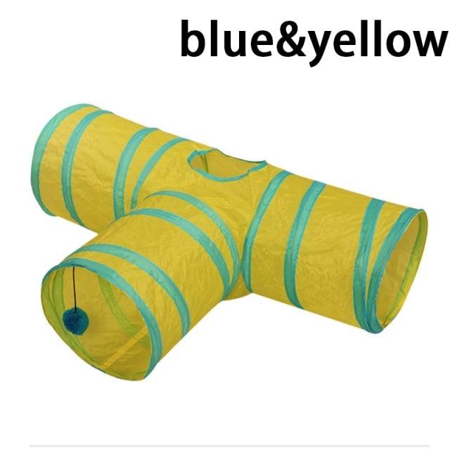 Foldable Interactive Cat Tunnel & Play Tube