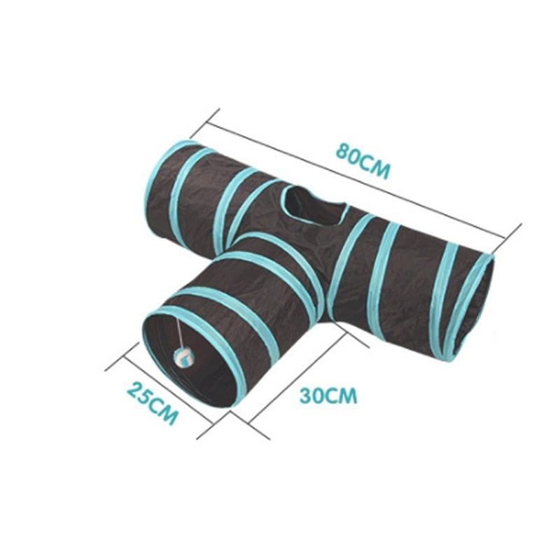 Foldable Interactive Cat Tunnel & Play Tube