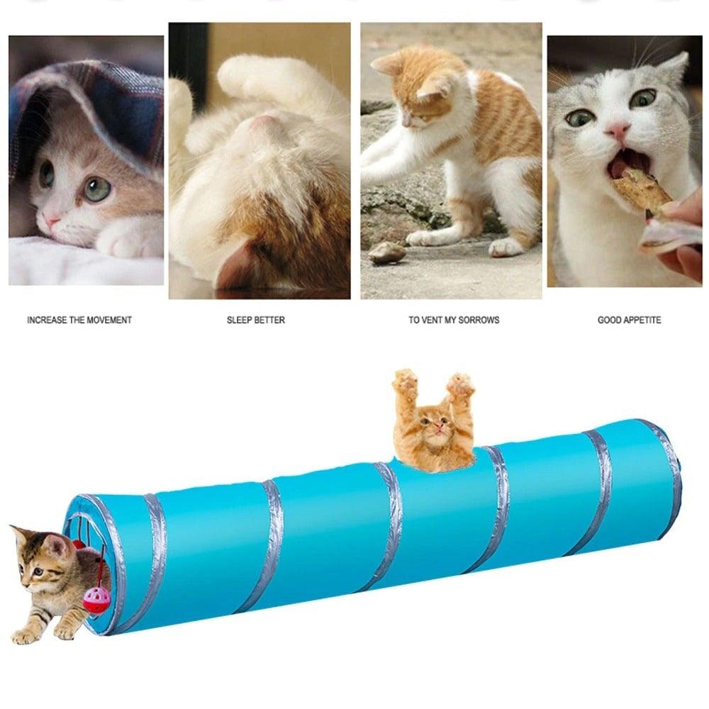 Foldable Interactive Cat Tunnel & Play Tube