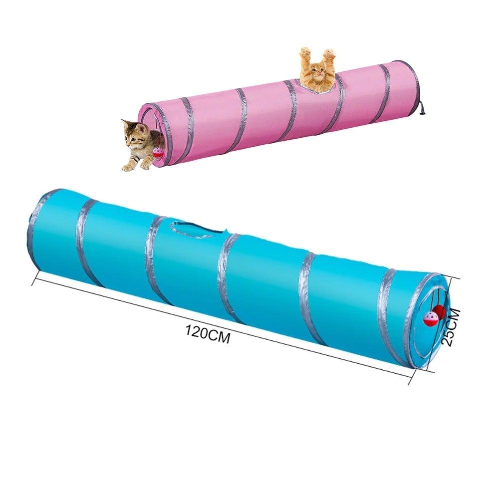 Foldable Interactive Cat Tunnel & Play Tube