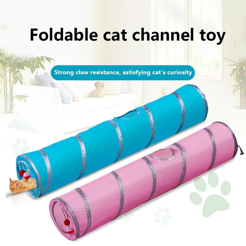 Foldable Interactive Cat Tunnel & Play Tube