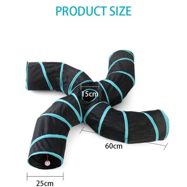 Foldable Interactive Cat Tunnel & Play Tube