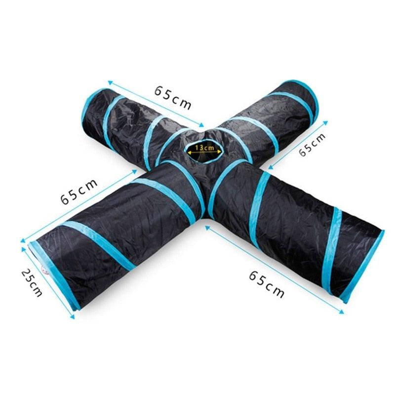 Foldable Interactive Cat Tunnel & Play Tube