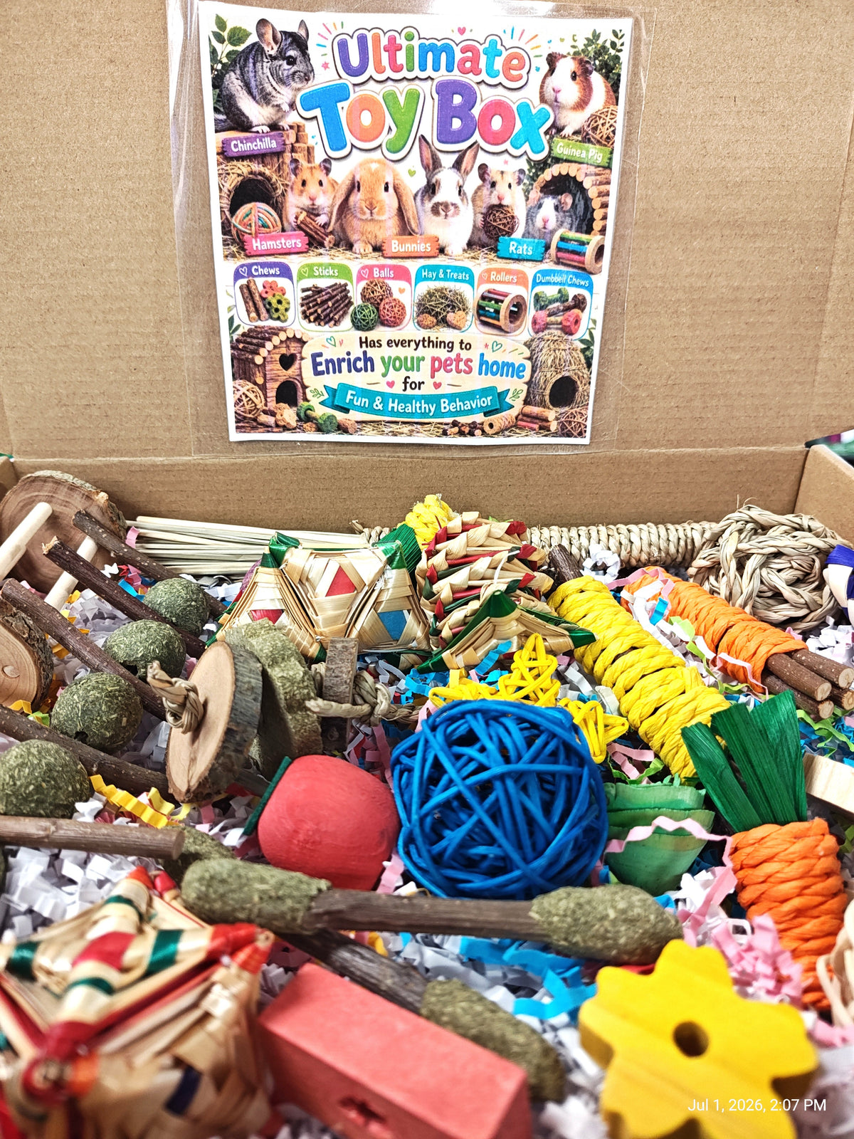 Ultimate Rat & Small Pet Toy & Chew Box