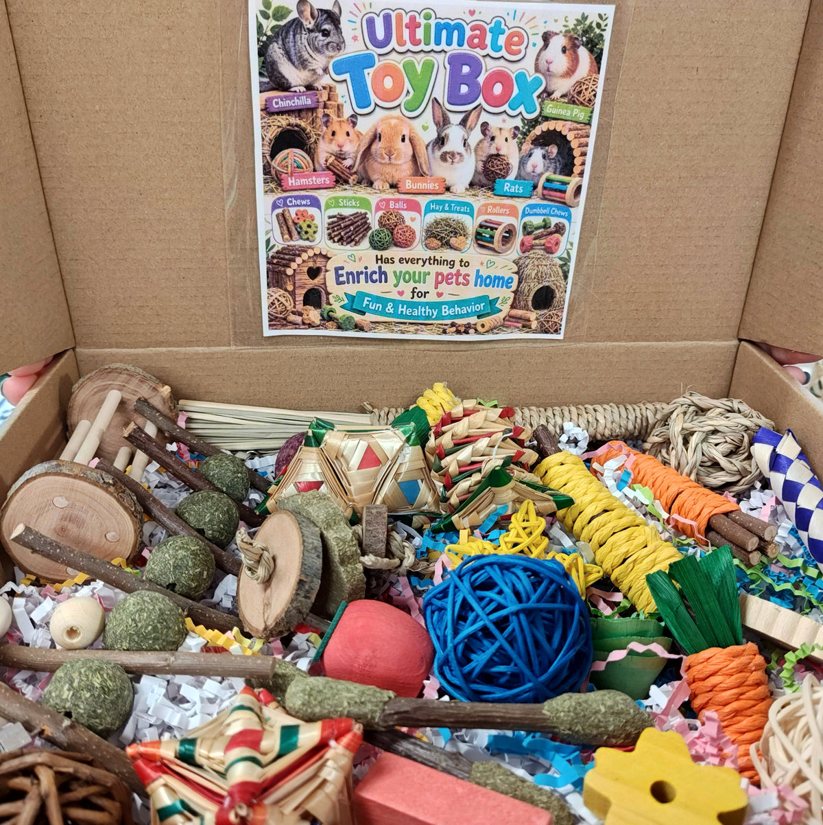 Ultimate Rat & Small Pet Toy & Chew Box
