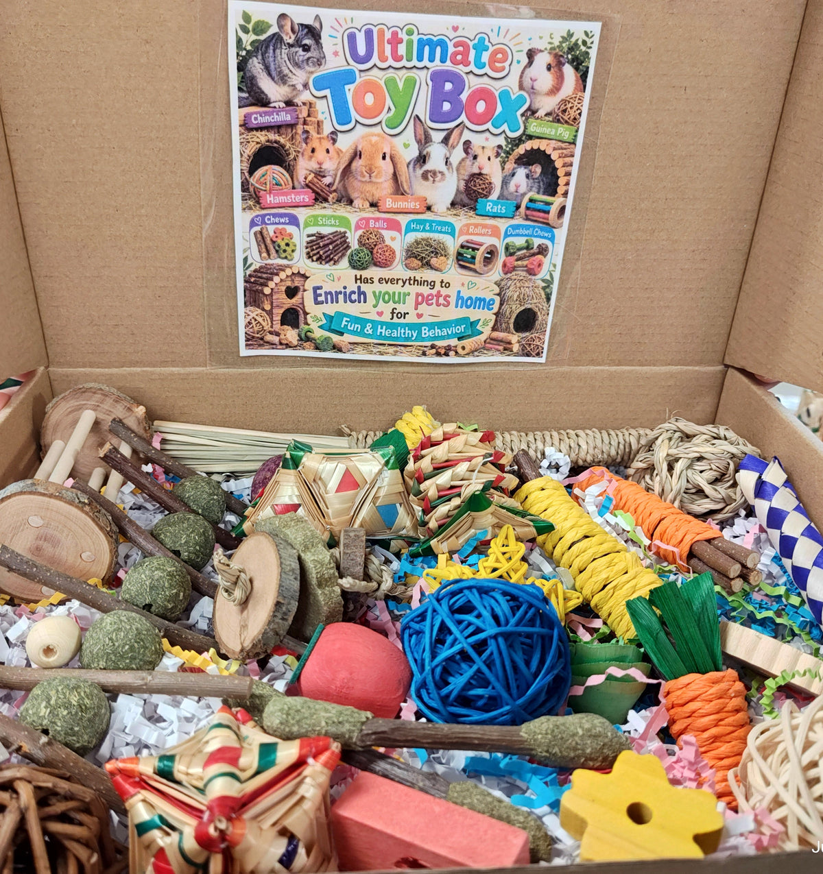Ultimate Rat & Small Pet Toy & Chew Box