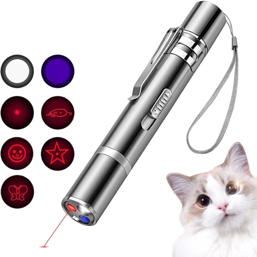 7-in-1 Interactive LED Cat Toy