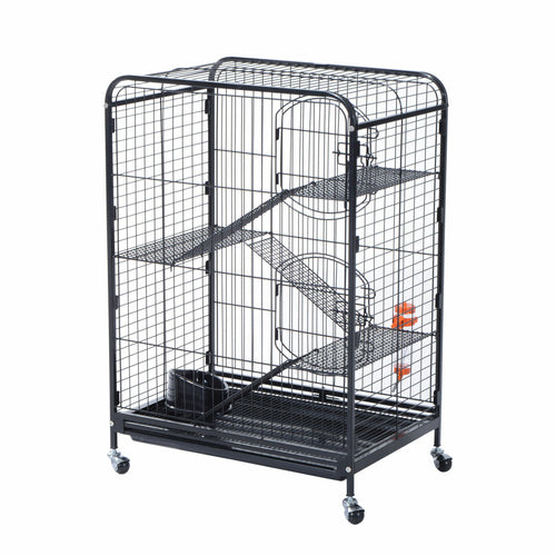 PawHut 37" Small Animal Cage & Playpen