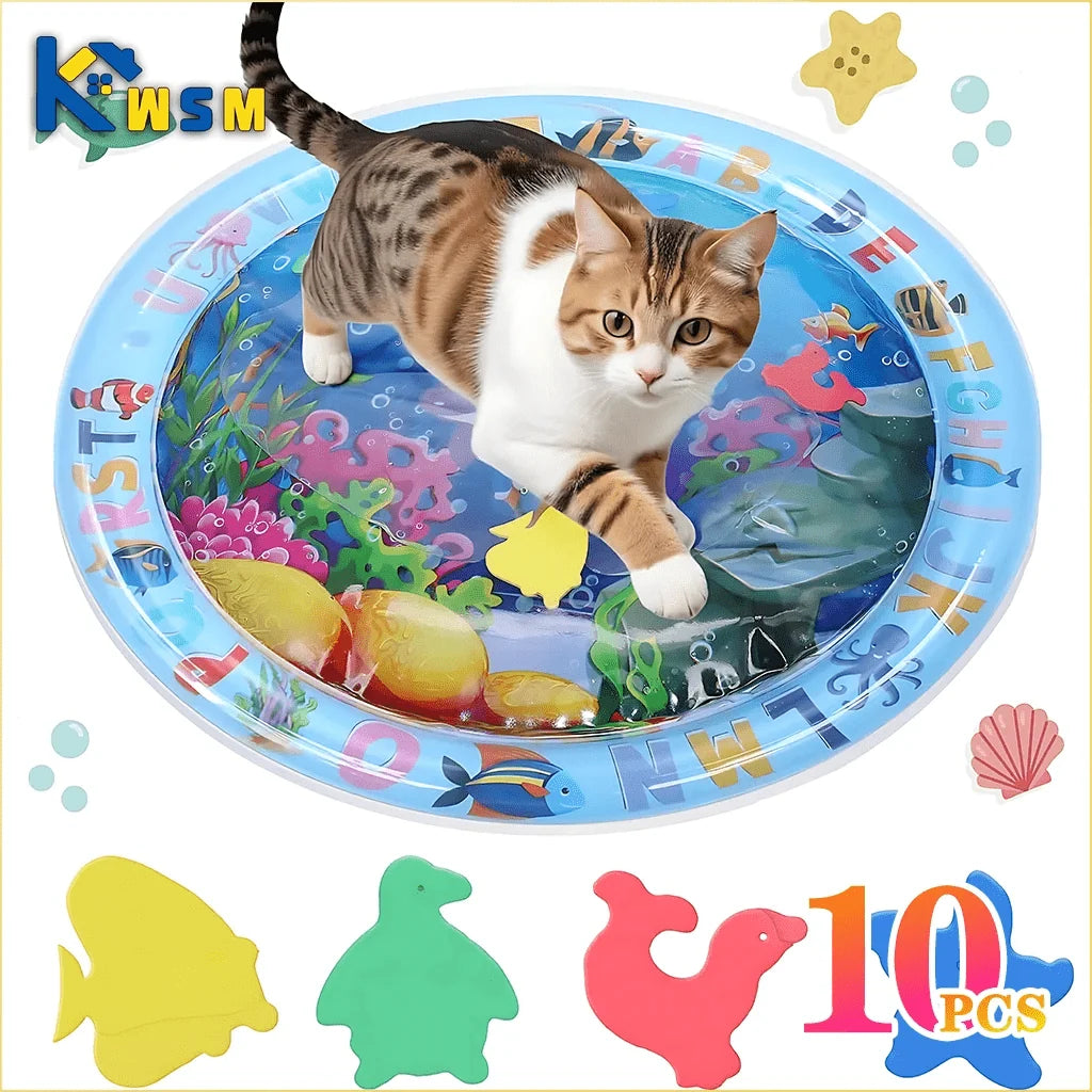 Inflatable Water Sensory Play Mat for Dogs & Cats