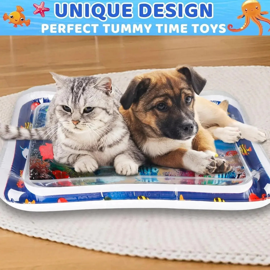 Inflatable Water Sensory Play Mat for Dogs & Cats