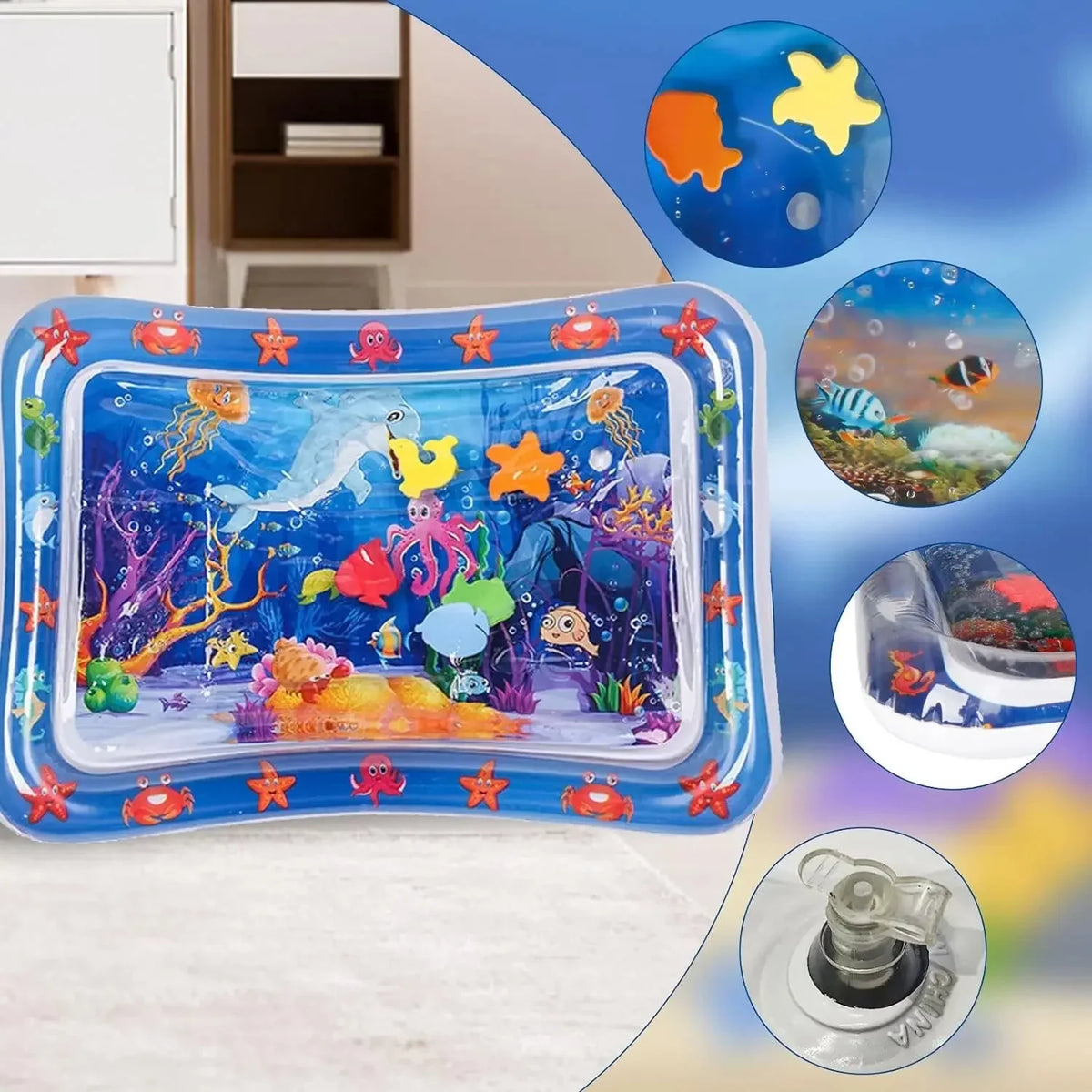 Inflatable Water Sensory Play Mat for Dogs & Cats