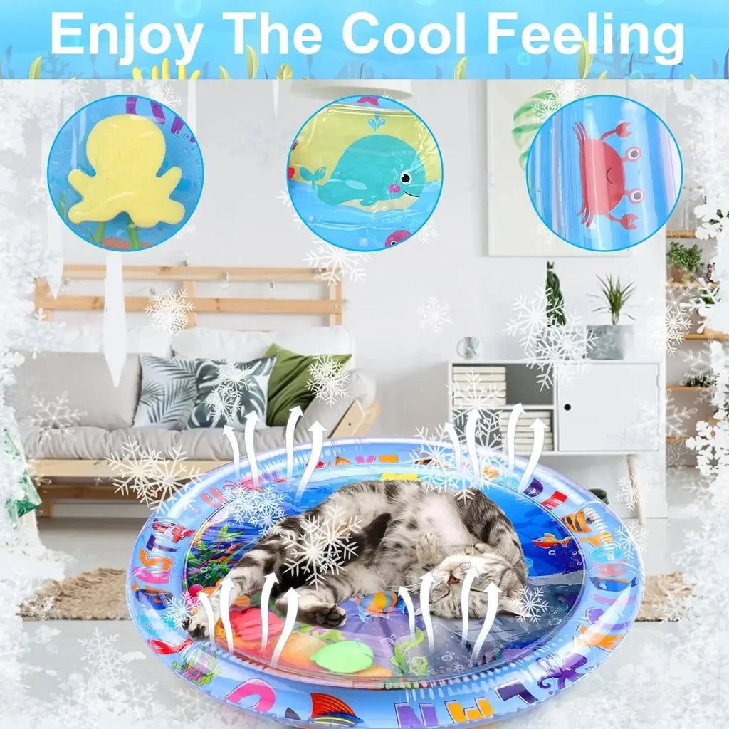 Inflatable Water Sensory Play Mat for Dogs & Cats