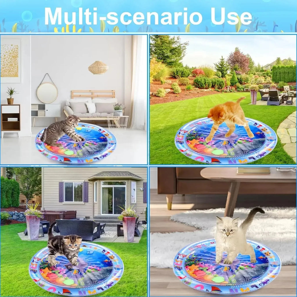 Inflatable Water Sensory Play Mat for Dogs & Cats