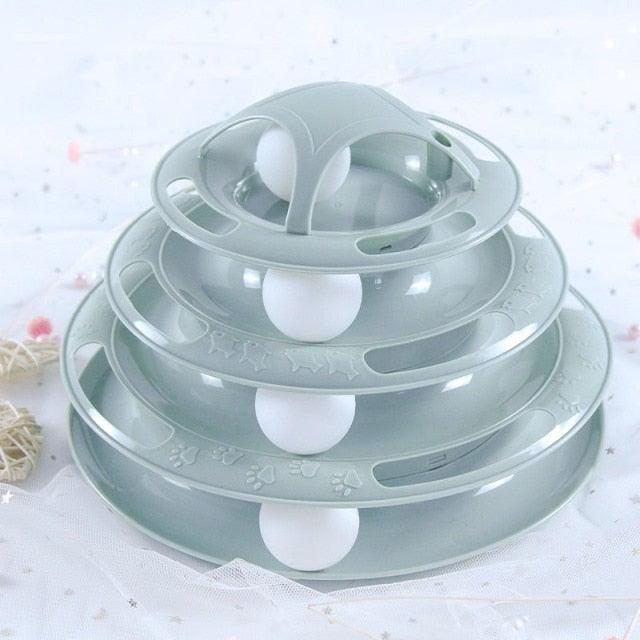Interactive Cat Track & Motion Fish Toy