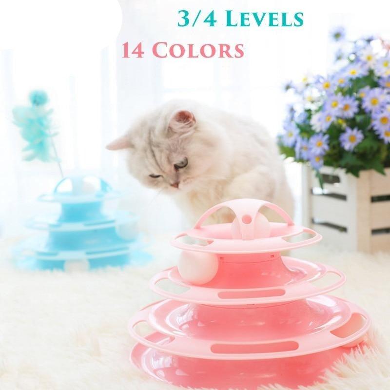 Interactive Cat Track & Motion Fish Toy