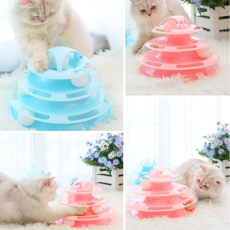 Interactive Cat Track & Motion Fish Toy