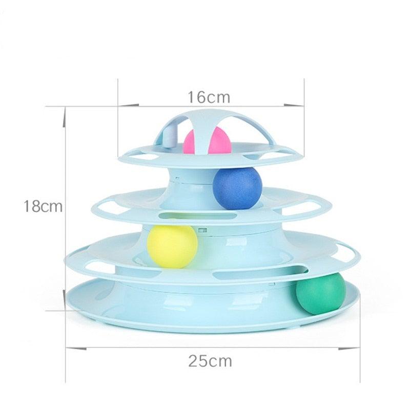Interactive Cat Track & Motion Fish Toy